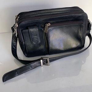 Perlina Leather Crossbody Bag